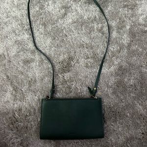 Fossil Devon Double Zip Crossbody Green